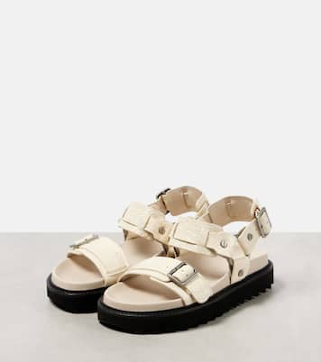 Leather platform sandals | Acne Studios
