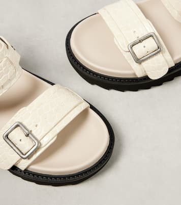 Leather platform sandals | Acne Studios