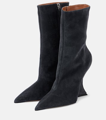 Bottines Nina 105 en daim | Paris Texas
