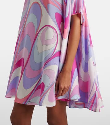 Caftano in seta crêpe de chine | Pucci