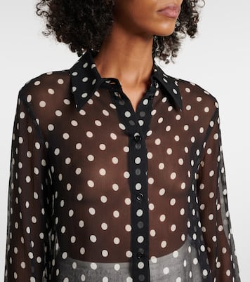 Top aus Seidenchiffon | Nina Ricci