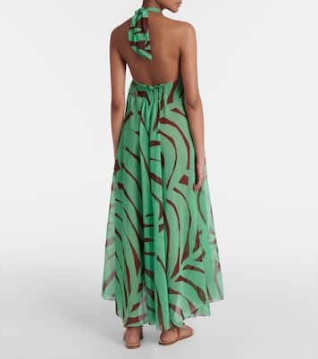 Maxikleid Tactile Winds aus Georgette | Johanna Ortiz