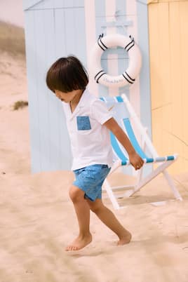 Short de bain à motif cachemire | Patachou