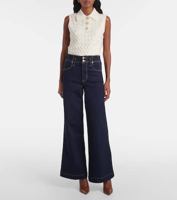 Jean The Seamed Wide à taille haute | Frame