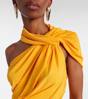 Helix Crystal asymmetric gown | Christopher Esber