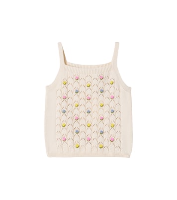 Top Canea brodé en coton | The New Society