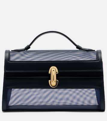 Borsa Symmetry in mesh con pelle | Savette