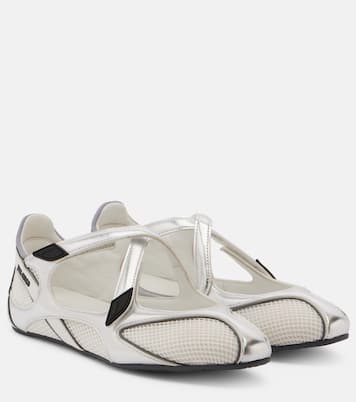 Floor 01 metallic ballet flats | The Attico