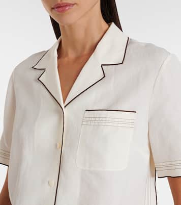 Short-sleeved shirt | Tory Burch