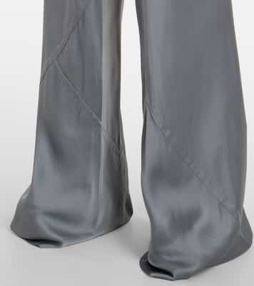 Weite Oversize-Hose aus Charmeuse | Rick Owens