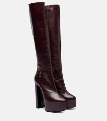 Plateaustiefel Nico aus Leder | Saint Laurent