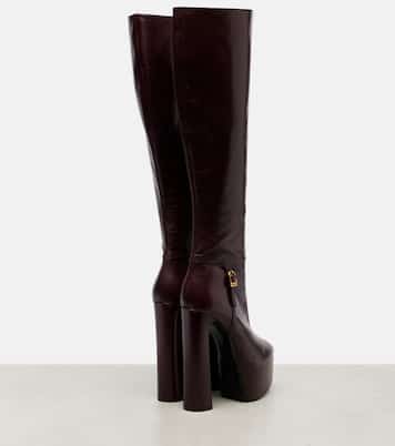 Plateaustiefel Nico aus Leder | Saint Laurent