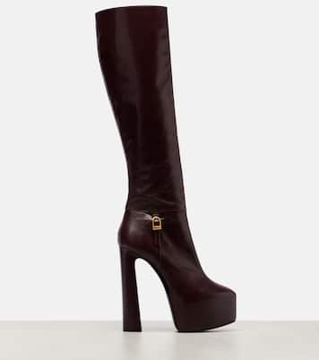 Plateaustiefel Nico aus Leder | Saint Laurent