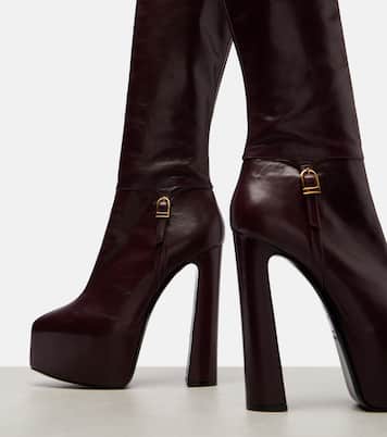Plateaustiefel Nico aus Leder | Saint Laurent