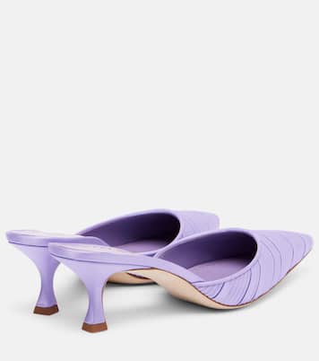 Mules Carolyne 50 in raso | Manolo Blahnik