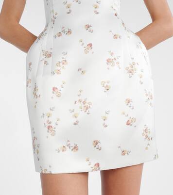 Off-Shoulder-Minikleid aus Seide | Magda Butrym