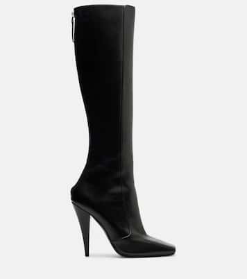 Sliced Square leather knee-high boots | Givenchy