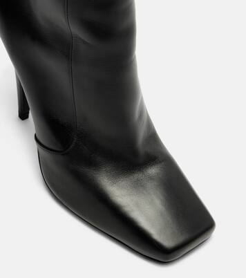 Sliced Square leather knee-high boots | Givenchy