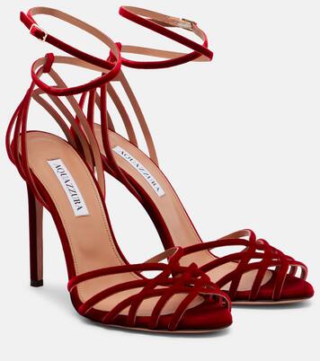 Wild 105 velvet sandals | Aquazzura