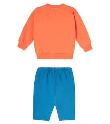 Baby printed cotton sweatshirt and sweatpants set | Bobo Choses
