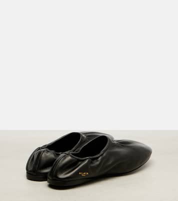 Leather ballet flats | Alaïa