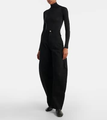 Leather ballet flats | Alaïa