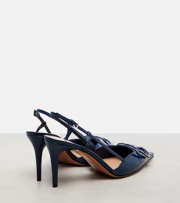 Pumps slingback VLogo 80 in vernice | Valentino Garavani