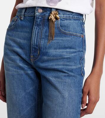 Embellished straight jeans | Chloé