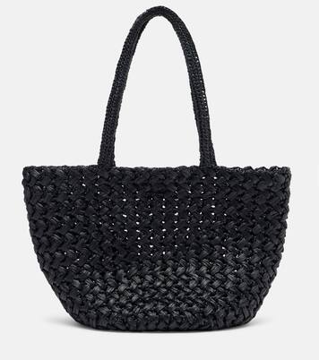Estelle 2 Medium raffia tote bag | The Row