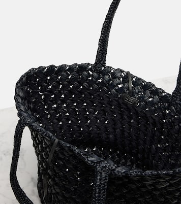 Estelle 2 Medium raffia tote bag | The Row