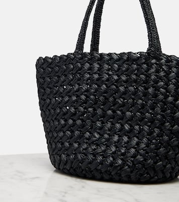 Estelle 2 Medium raffia tote bag | The Row
