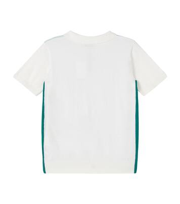 Laser knitted cotton polo shirt | Bonpoint