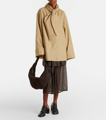 Sac Fortune Croissant Small en daim | Lemaire