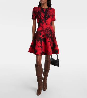 Jacquard minidress | McQueen