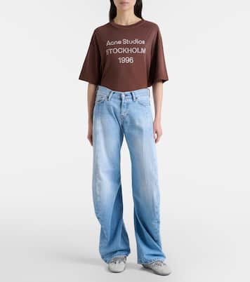 2006F distressed wide-leg jeans | Acne Studios