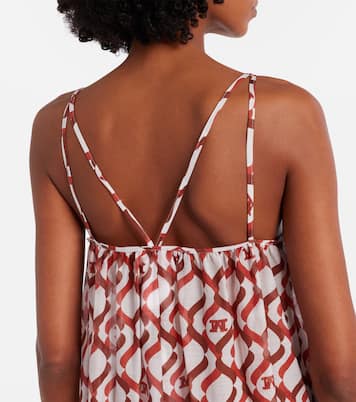Vestido midi Alisso de algodón y seda | Max Mara