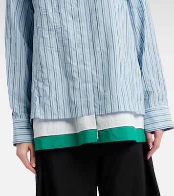 Anagram cotton-blend poplin shirt | Loewe