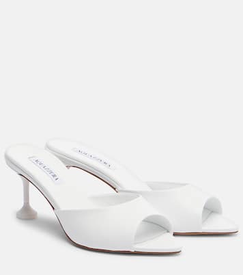 Bisous leather mules | Aquazzura