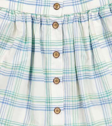 Lea Concord checked cotton skirt | Morley