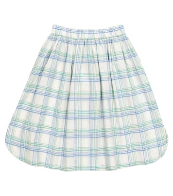 Lea Concord checked cotton skirt | Morley