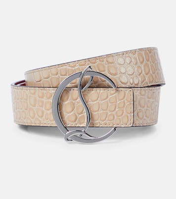 CL Logo reversible leather belt | Christian Louboutin