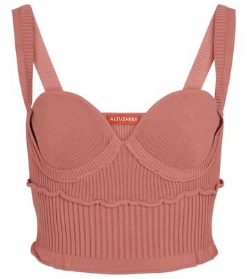 Piper ribbed-knit bustier | Altuzarra