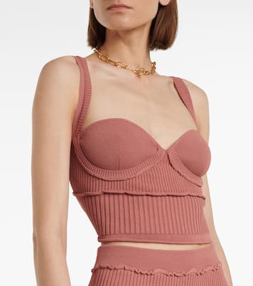 Piper ribbed-knit bustier | Altuzarra