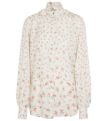 Bedruckte Bluse aus Crêpe de Chine | Rabanne