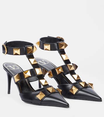 Mules Roman Stud 80 aus Leder | Valentino Garavani