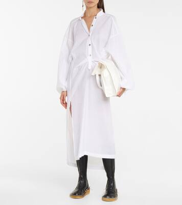 Midikleid aus Baumwollpopeline | Acne Studios