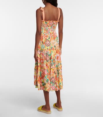 Triny printed midi dress | Poupette St Barth