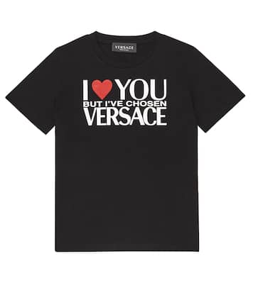 T-Shirt aus Baumwolle | Versace Kids