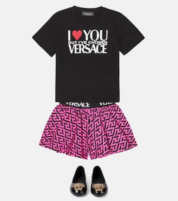 T-Shirt aus Baumwolle | Versace Kids