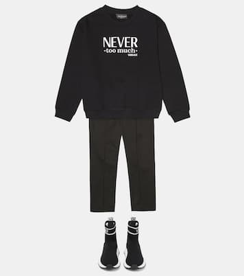 Printed cotton jersey sweatshirt | Versace Kids
